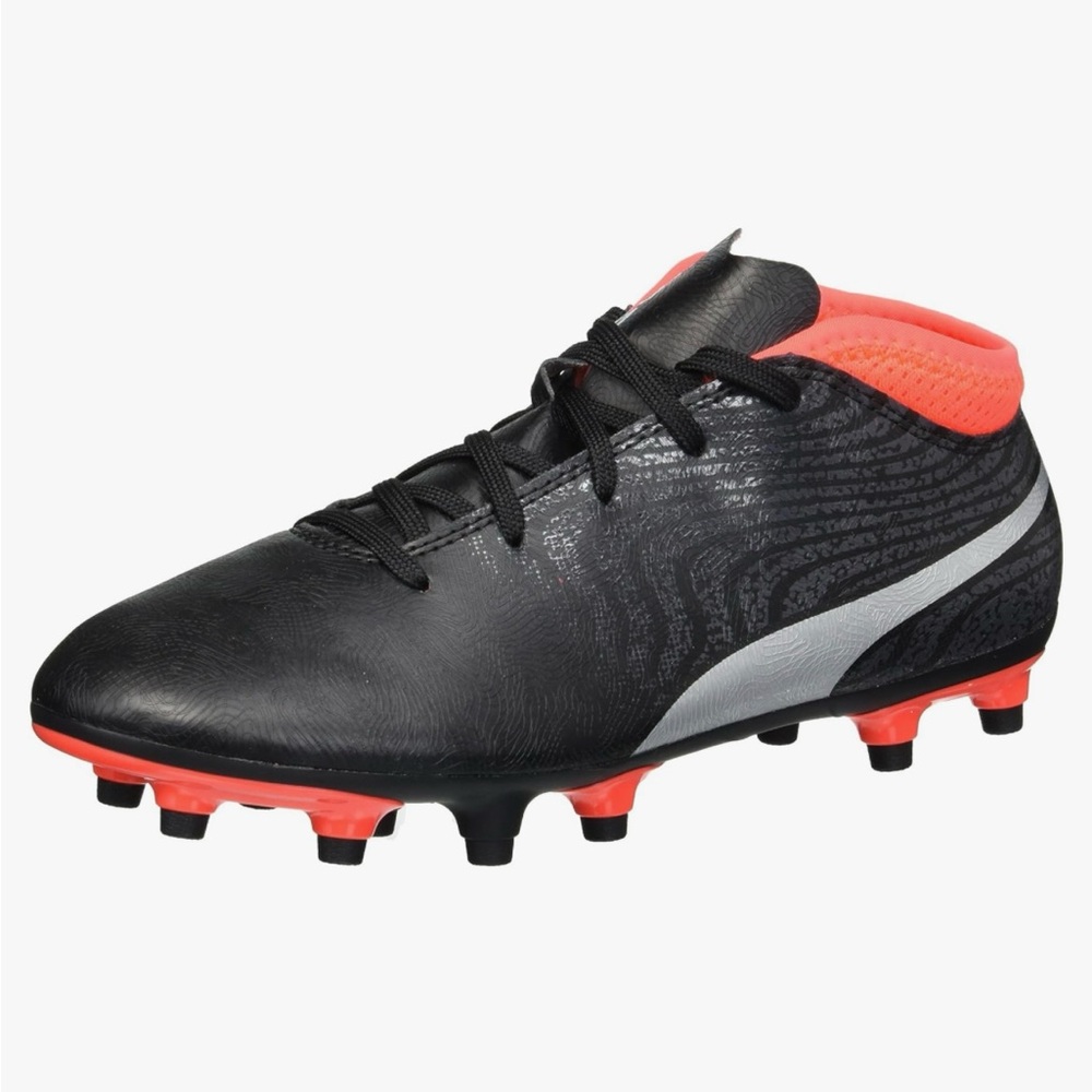 Puma Black and Red kid’s Soccer Cleats